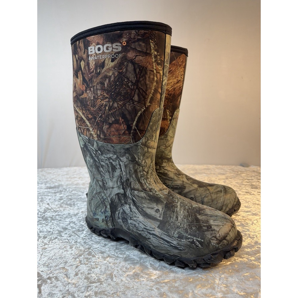 BOGS Classic High Men's 11 Mossy Oak Camo Waterproof Insulated Hunting Boots